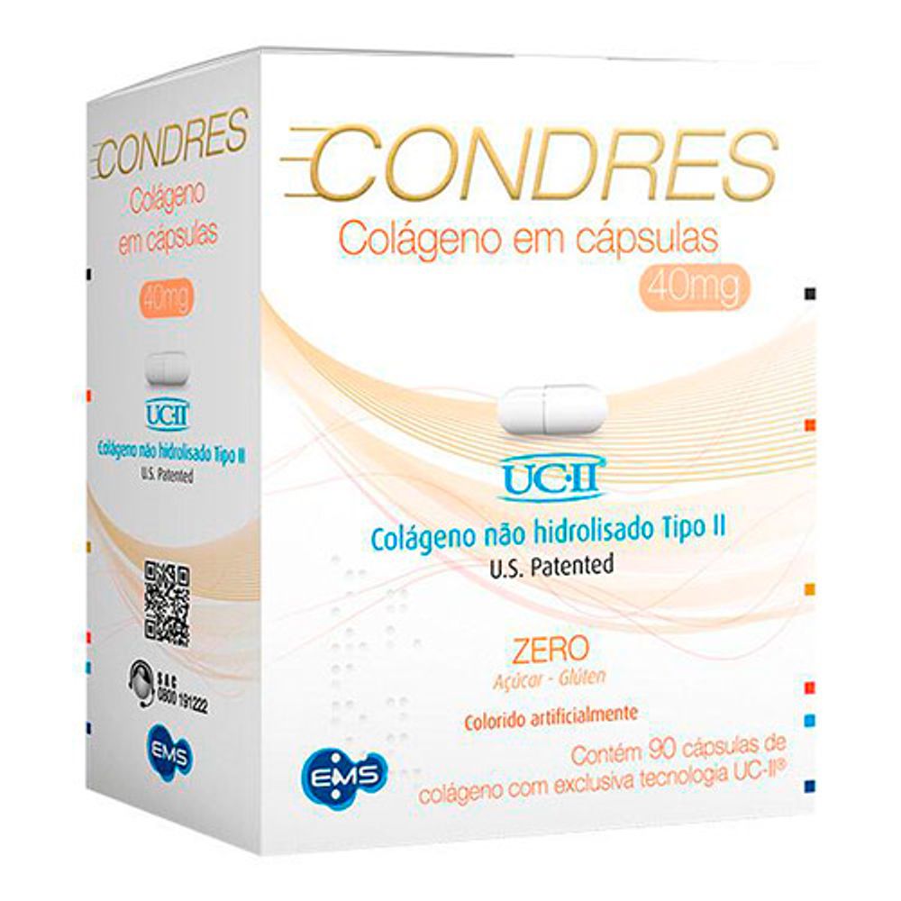 Colágeno Condres 90 Cápsulas 40mg