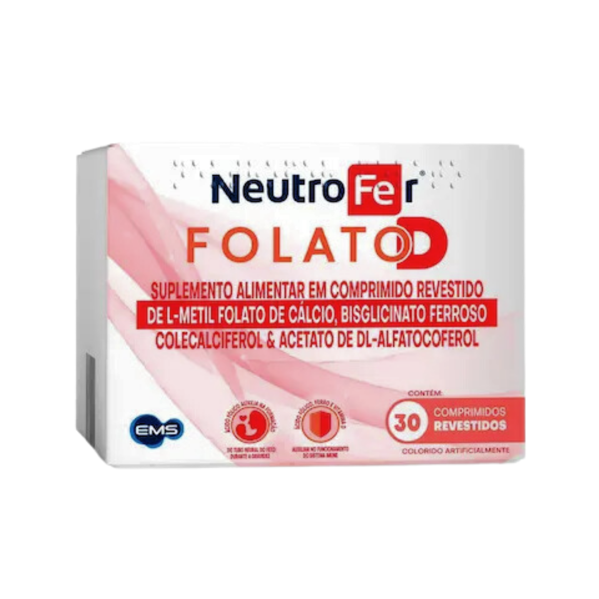 Polivitamínico NeutroFer Folato D para Gestantes 30 Comprimidos