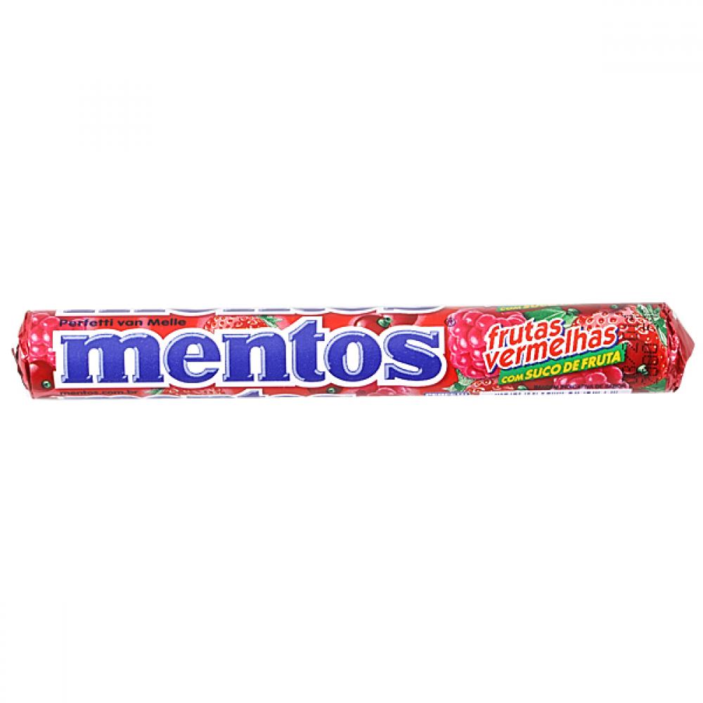 Bala Mentos Frutas Vermelhas 38g