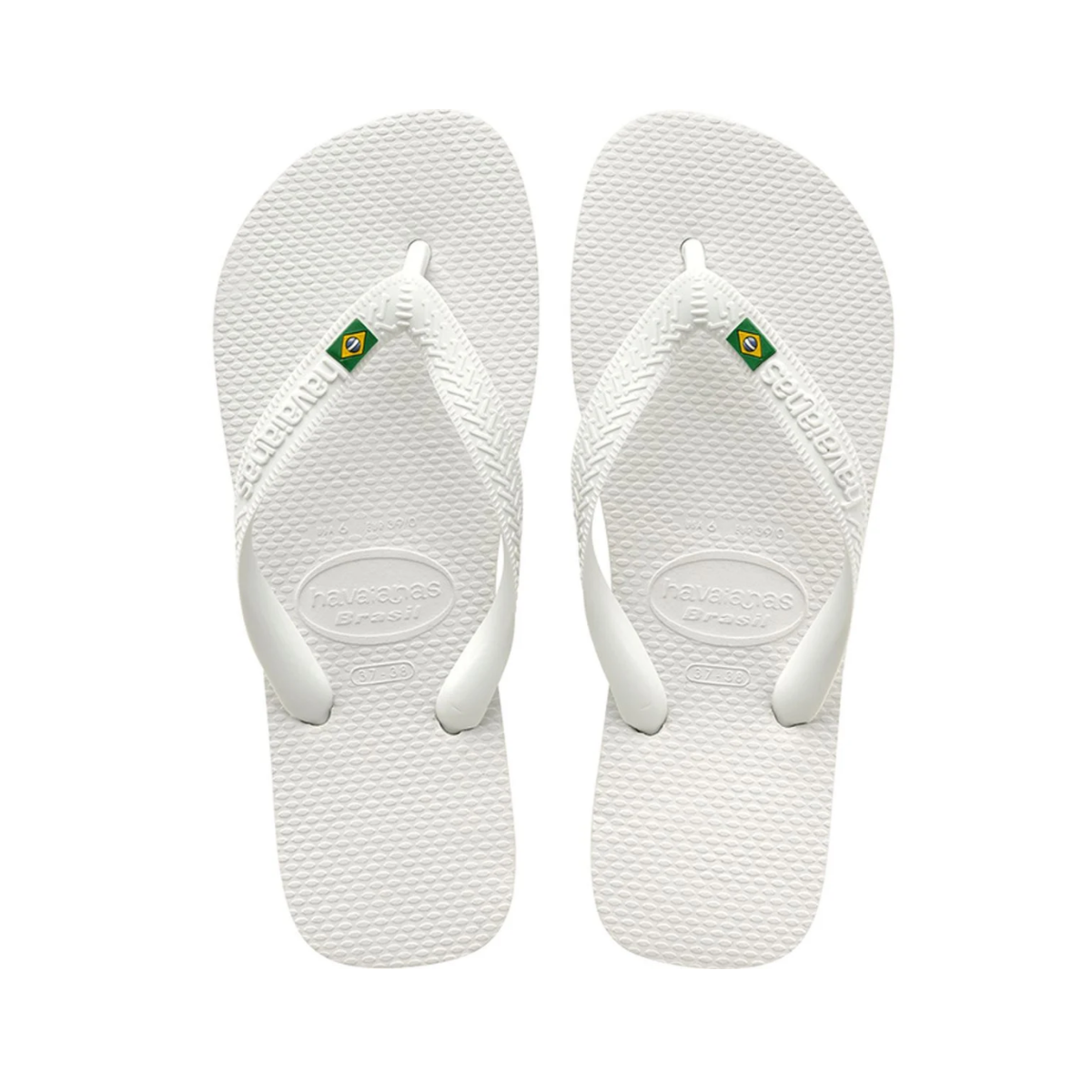 Chinelo Brasil Branco Havaianas 35/36