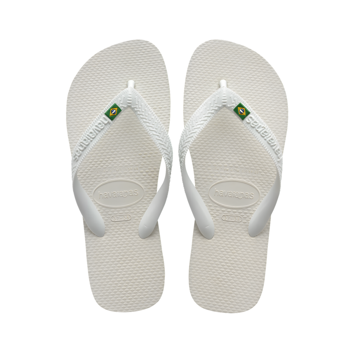 Chinelo Brasil Branco Havaianas 37/38