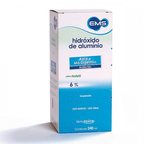 Hidroxido de Aluminio Suspensao Oral Sabor Hortela 240mL