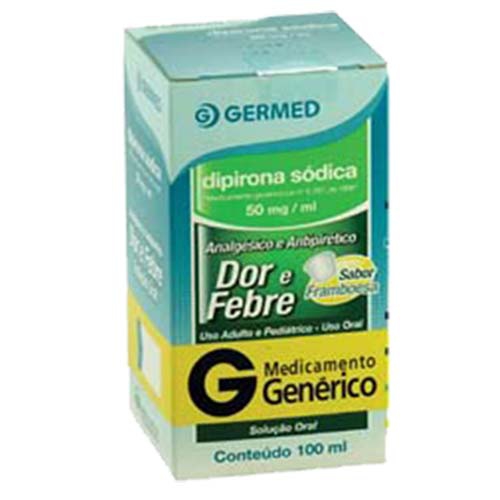 Dipirona Sodica 50mg/ml Solucao Oral 100ml