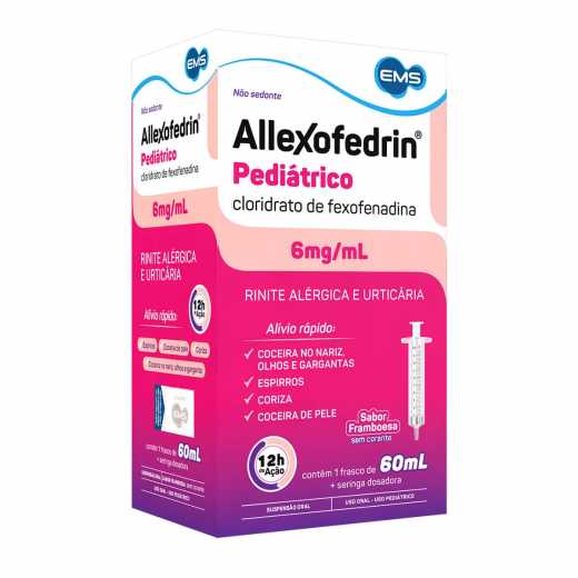 Allexofedrin 6mg Sabor Framboesa 60mL