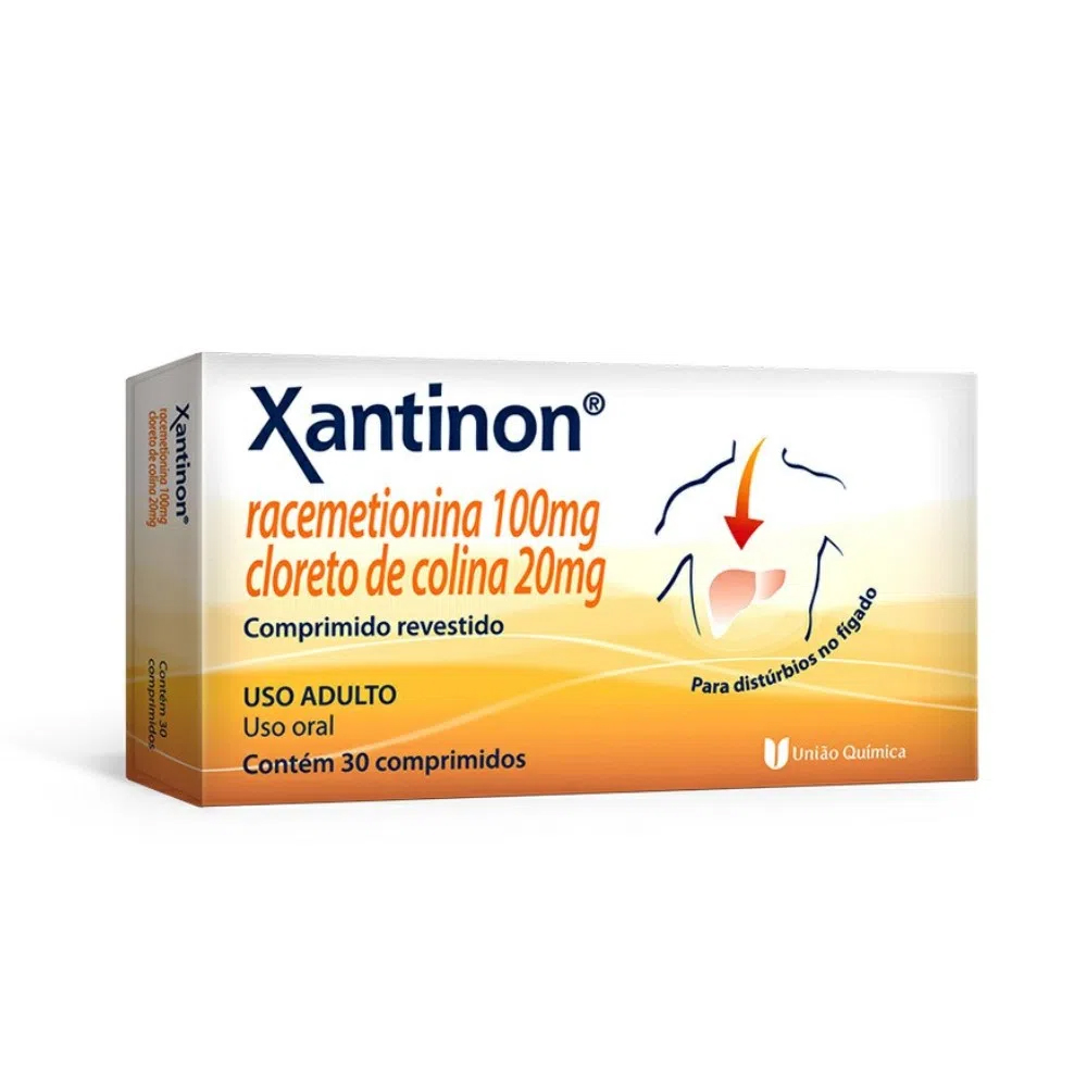 Xantinon 100mg + 20mg 30 comprimidos