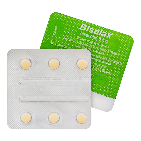 Bisalax União Química 5mg 6 Comprimidos