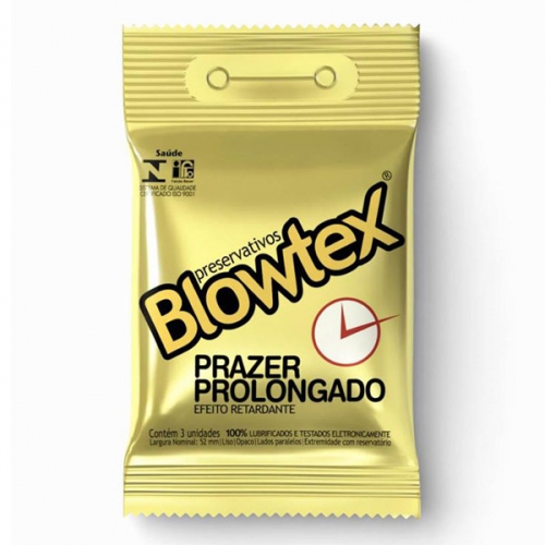 Preservativo Blowtex Retardante 3 Unidades