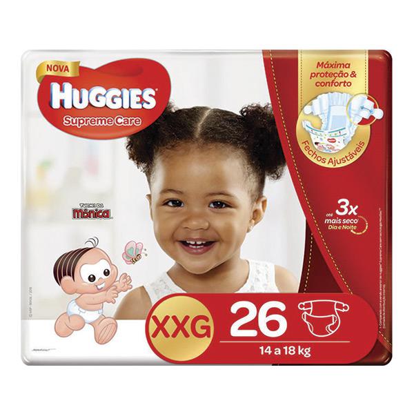 Fralda Huggies Supreme Care XXG 26 Unidades