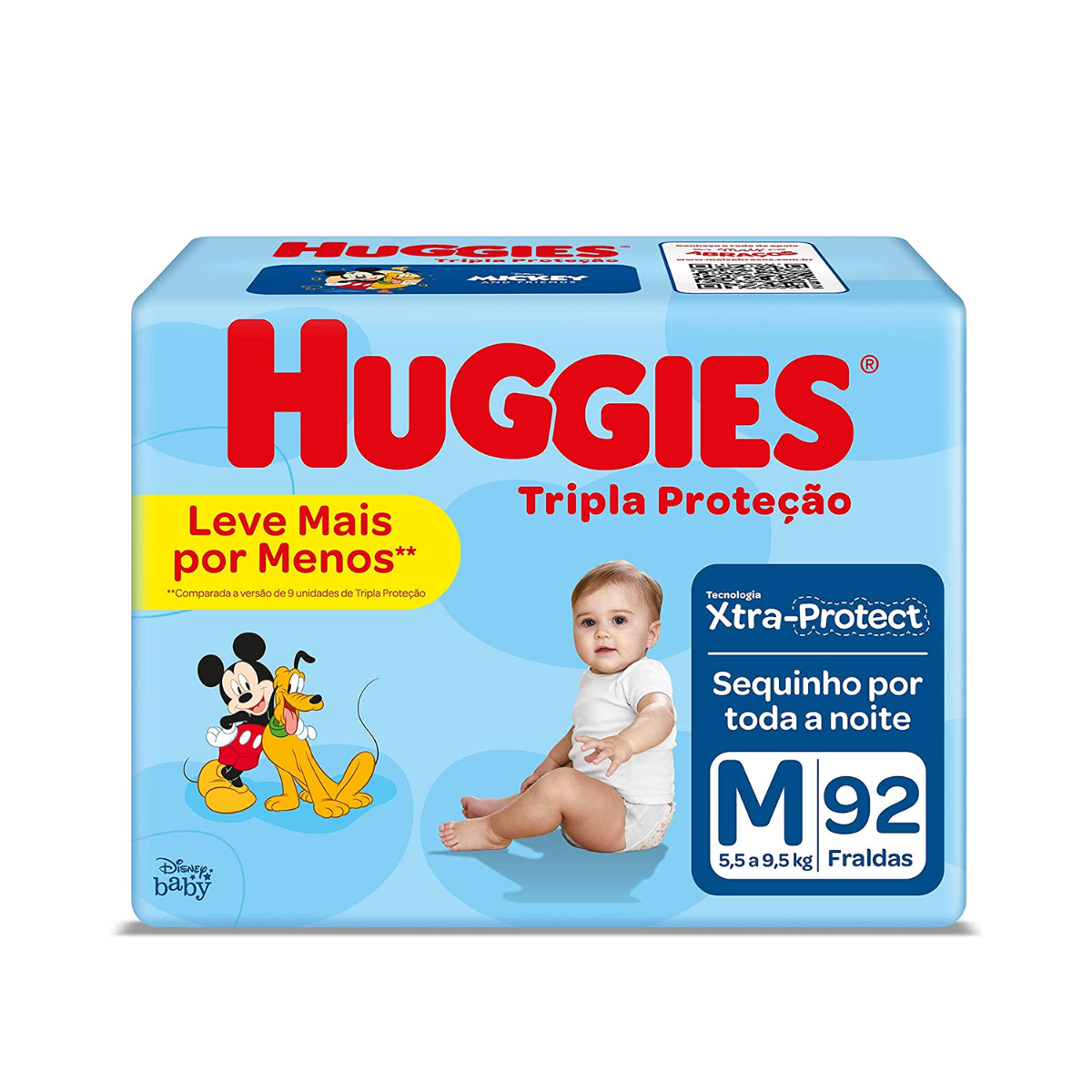 Fralda Huggies Tripla Proteção M 92 Fraldas