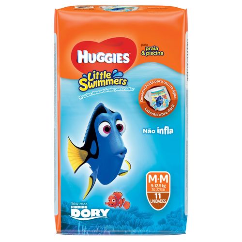 Fralda para Piscina Huggies Little Swimmers M, pacote com 11 unidades