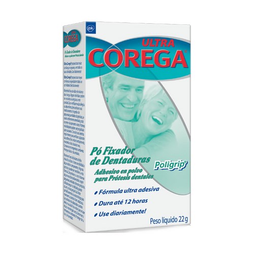 Po Fixador de Dentadura Corega Ultra 22g