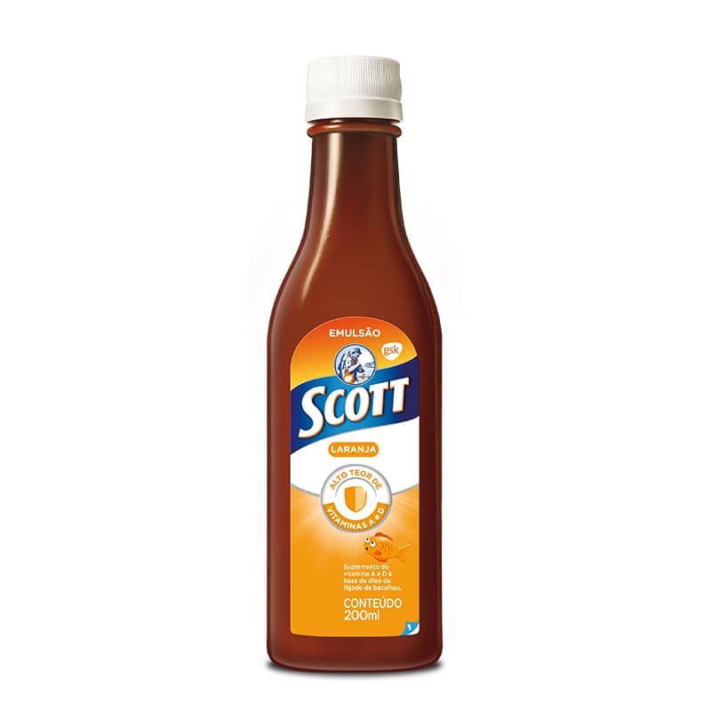 Emulsao Scott 200ml Laranja