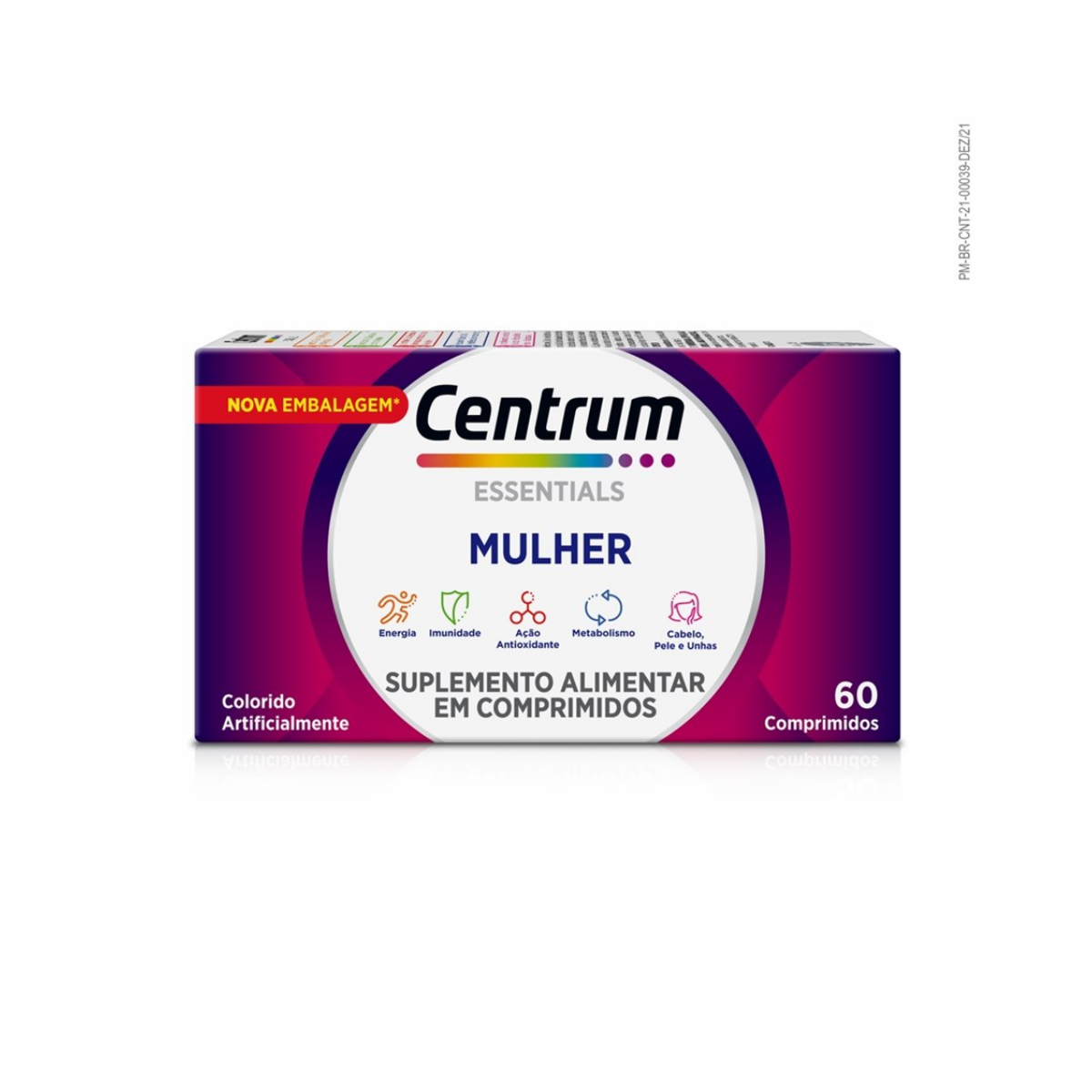 Centrum Essentials Mulher de A a Zinco Multivitaminico com 30 comprimidos