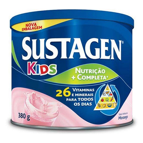 Leite em Pó Sustagen Kids Morango 300g