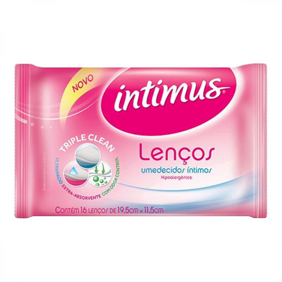 Lencos Umedecidos Intimus 16 Unidades