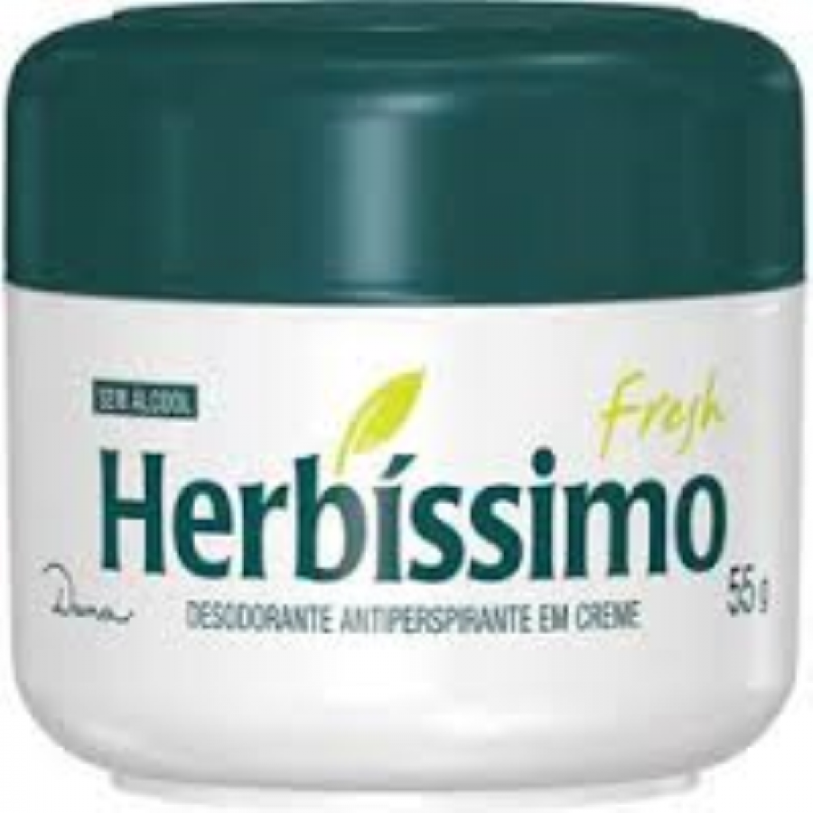 Desodorante Herbissimo Creme Menta Fresh 55g