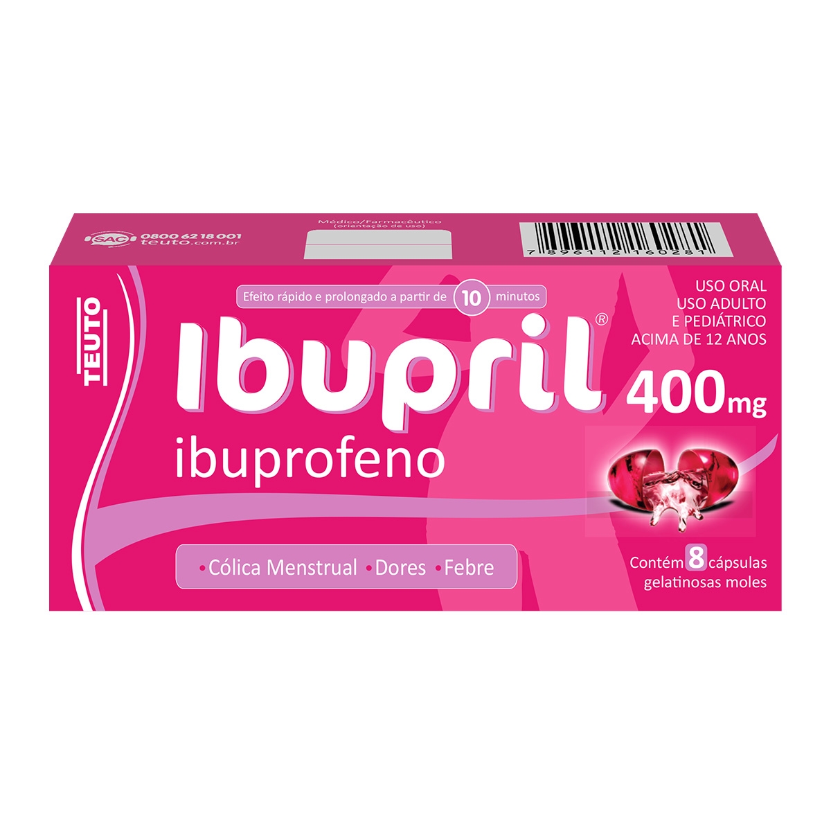 Ibupril 400mg 8 Capsulas