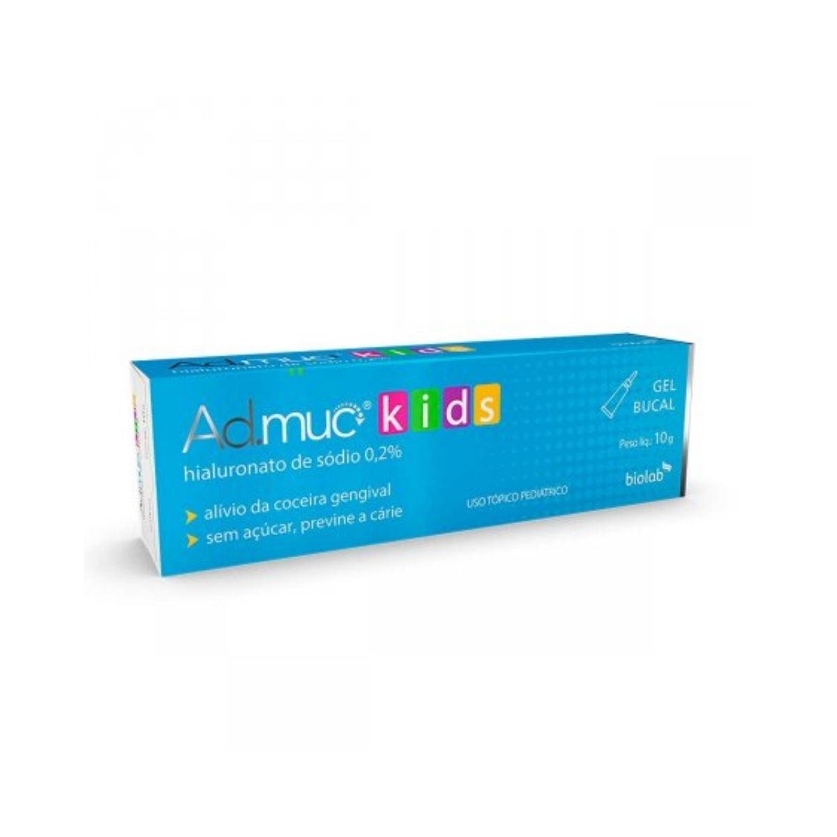 Gel Bucal Ad.muc Kids Biolab 10G