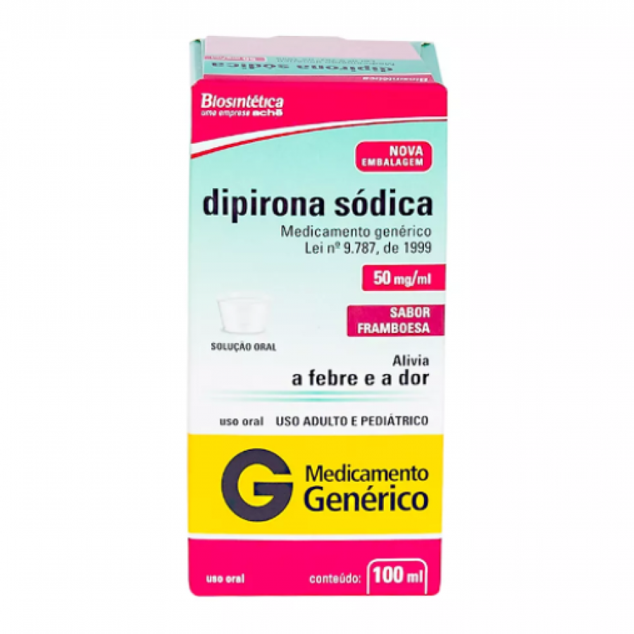 DIPIRONA SOLUCAO 100ML   BIO.G