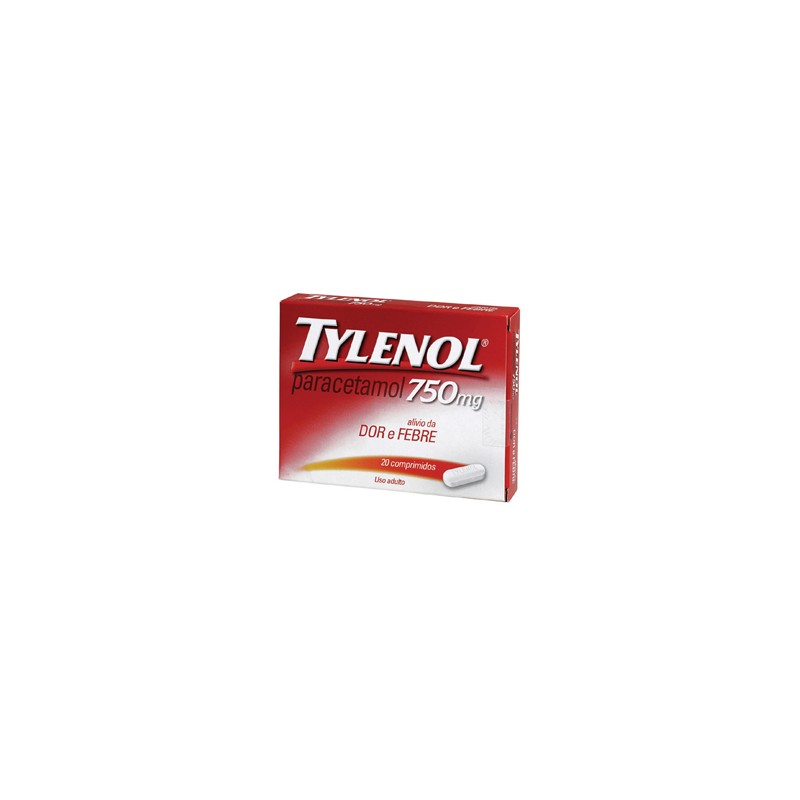 Tylenol 750mg 20 Comprimidos