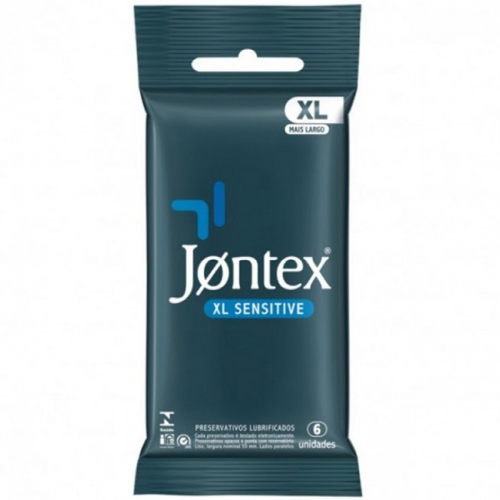 PRESERVATIVO JONTEX XL SENSITIVE COM 6 UN