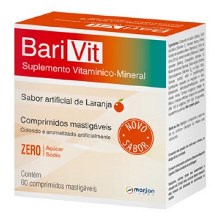 Barivit Sabor Laranja 60 Comprimidos Mastigaveis