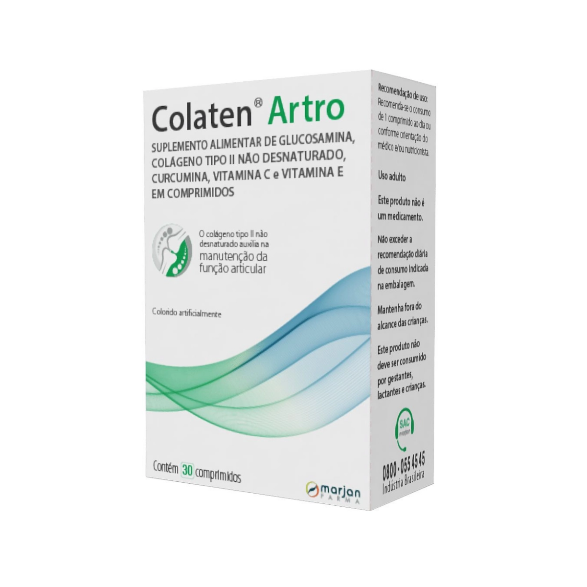 Suplemento Alimentar Colaten Artro 30 comprimidos