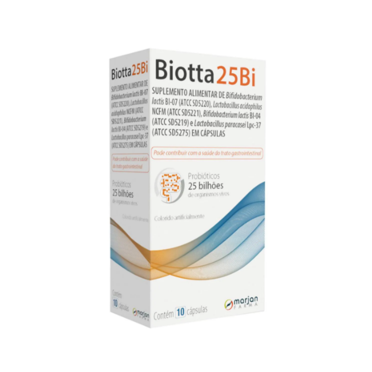 Probiotico Biotta 25Bi Marjan Farma 10 Capsulas