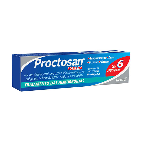 Proctosan 0,5% + 2% + 2% + 10% 20g