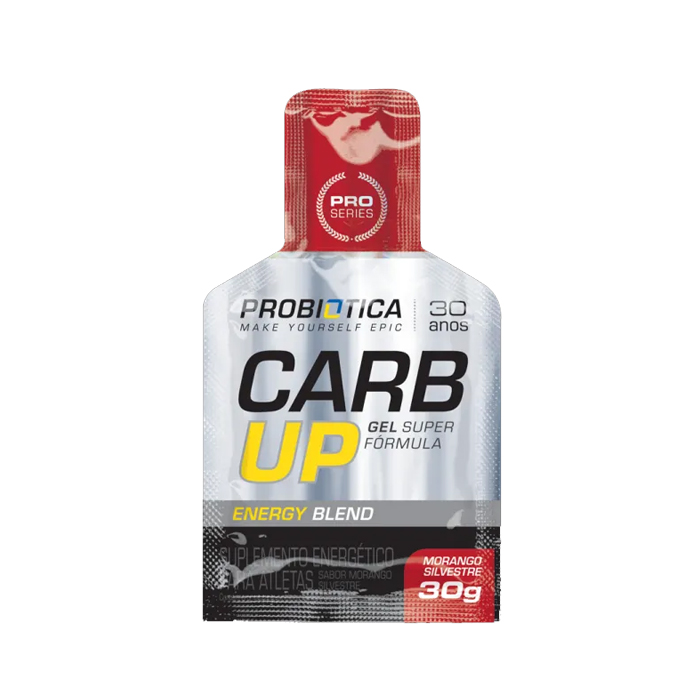 Gel Energético Probiótica Carb Up Morango Silvestre 30g