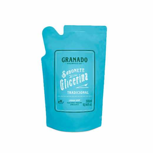 Refil Sabonete Liquido Granado Tradicional 300ml