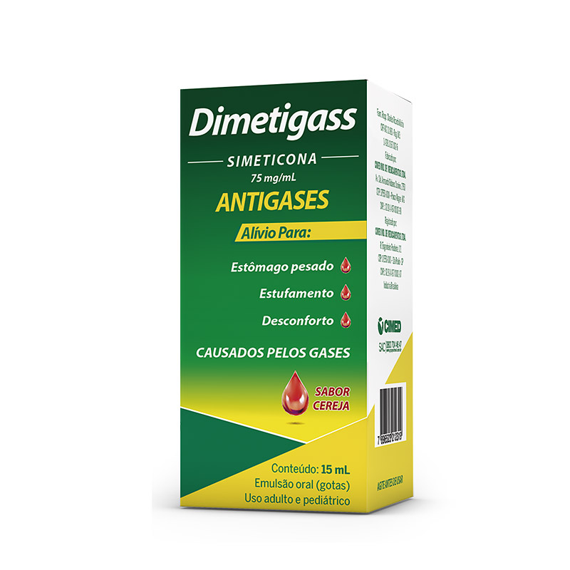 Dimetigass 75mg Gotas 15ml