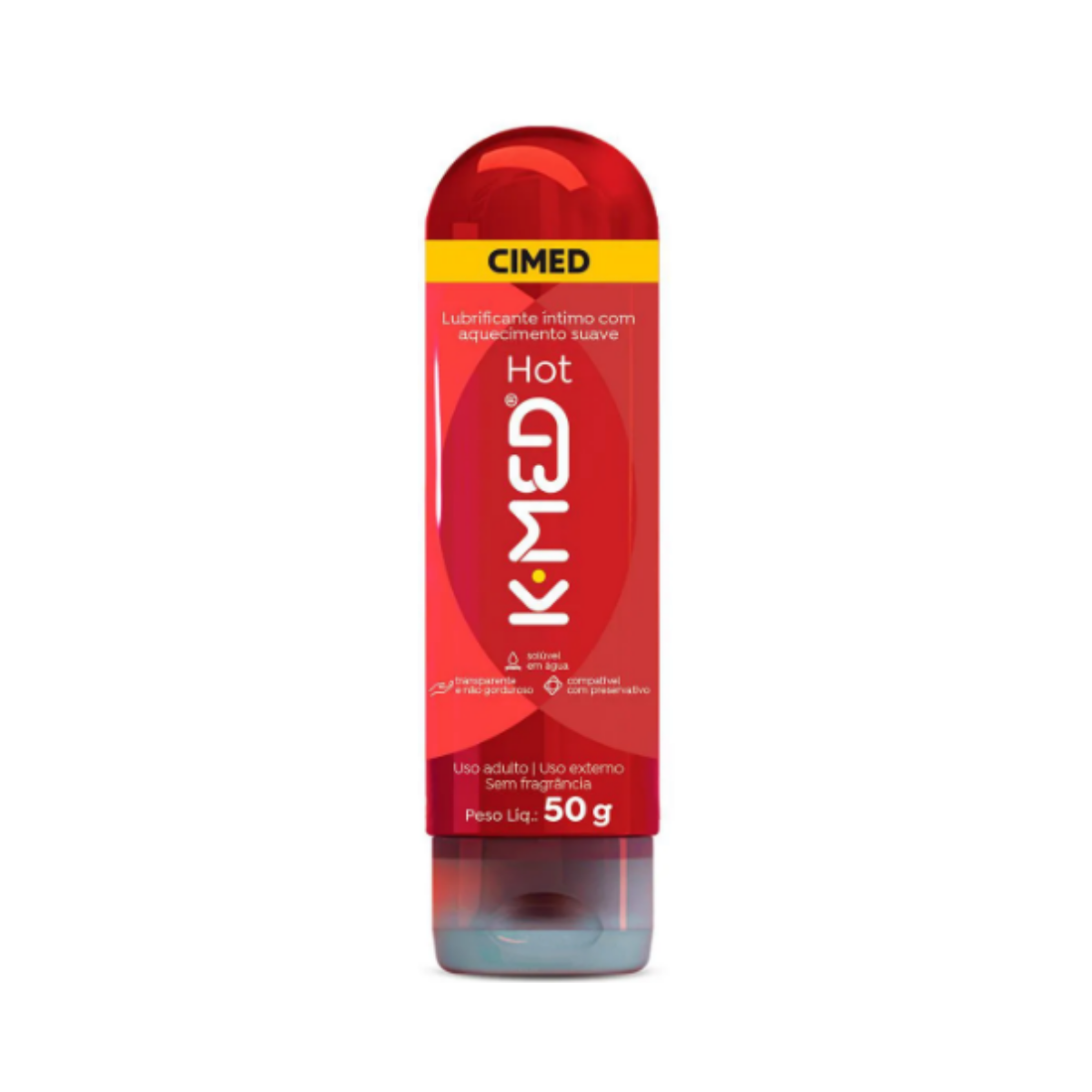 Gel Lubrificante Intimo K-Med Hot Cimed 50g