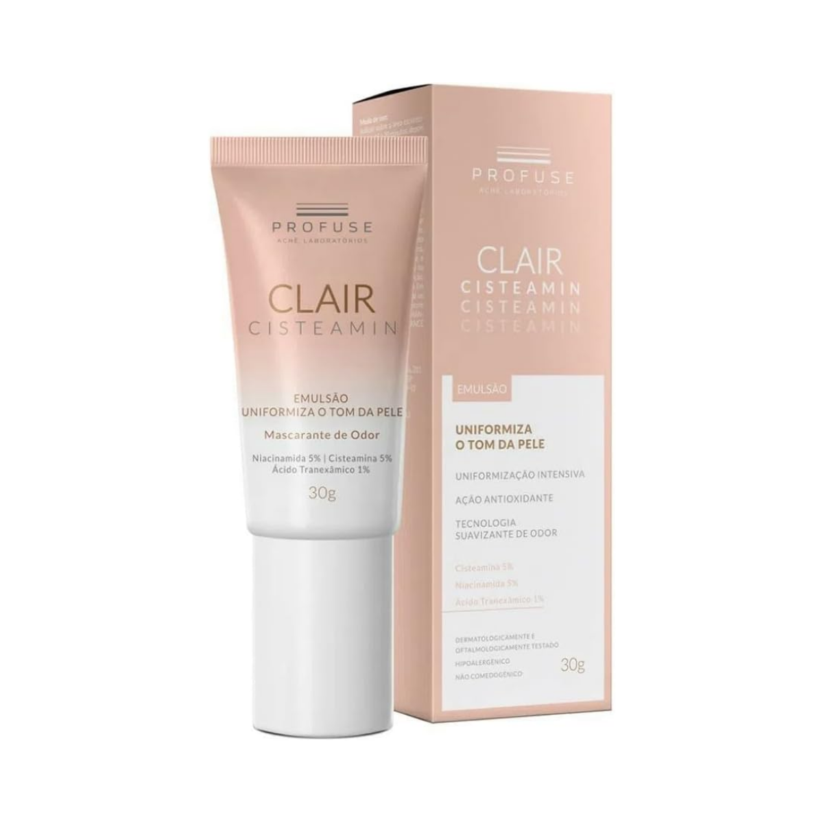 Emulsão Facial Uniformizadora Clair Cisteamin Profuse 30g