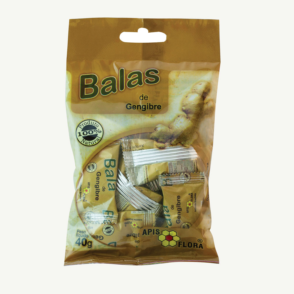 Balas Apis Flora gengibre com 40g