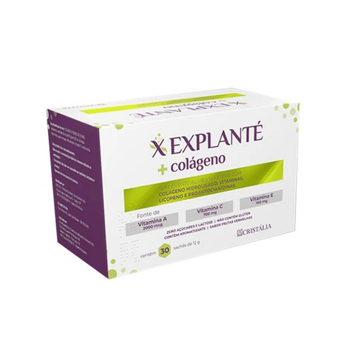 Explanté Colágeno 30 sachês 12g pó para solução de uso oral