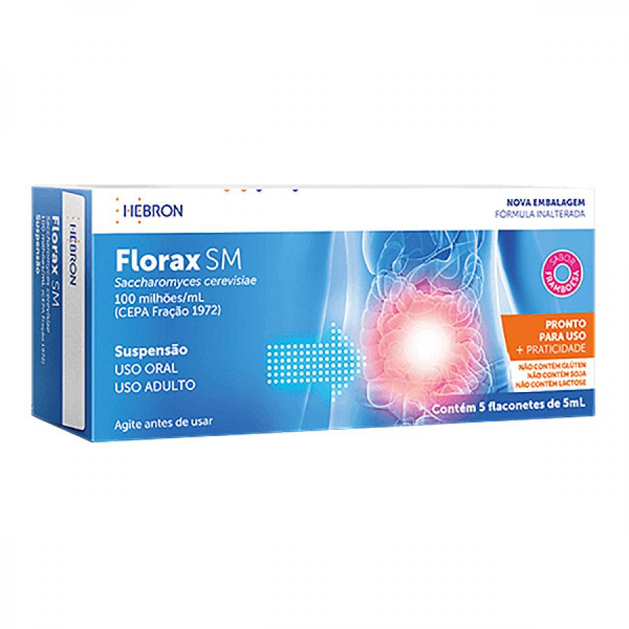 Florax-SM Adulto com 5 Flaconetes 5ml