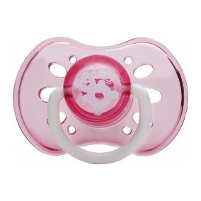 Chupeta Lolly Color ortodontica, 6+ meses, rosa