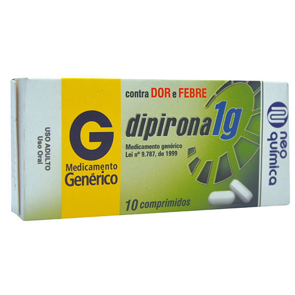 Dipirona Monoidratada  1g 10 comprimidos