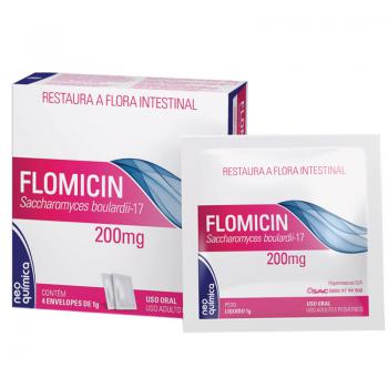 Flomicin 200mg Po Oral 4 Saches com 1g