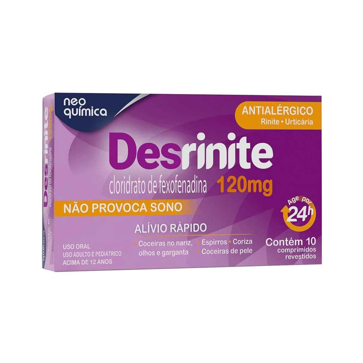 Desrinite Neo Quimica 120mg 10 Comprimidos