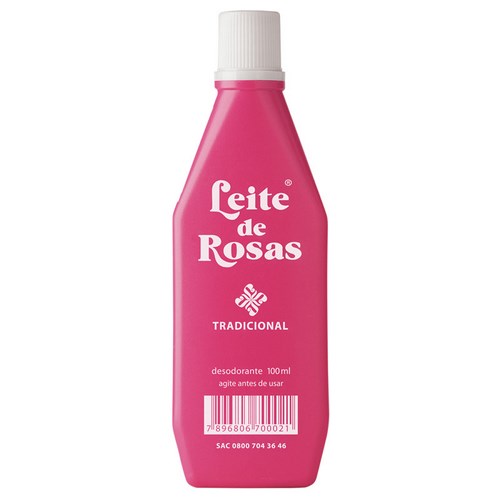 Tonico Leite de Rosas tradicional com 100mL