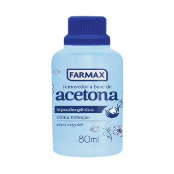 Acetona Removedor 80ml Farmax