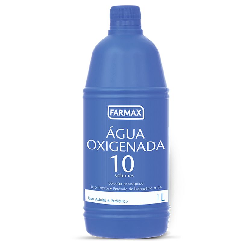 Agua Oxigenada Farmax 10 volumes 1L