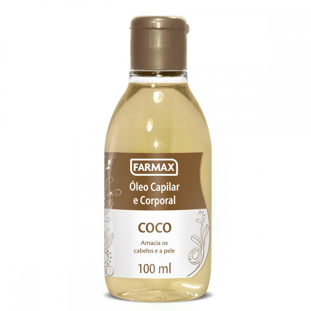 OLEO DE COCO CAPILAR/CORPO FARMAX 100ML