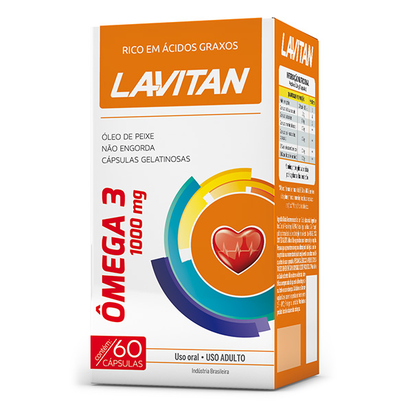 Lavitan Omega 3 1000mg 60 Capsulas