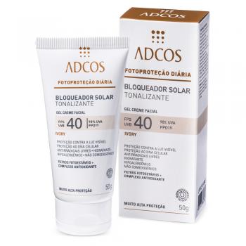 ADCOS BLOQ SOLAR FPS40 PEACH GEL CREME 50GR