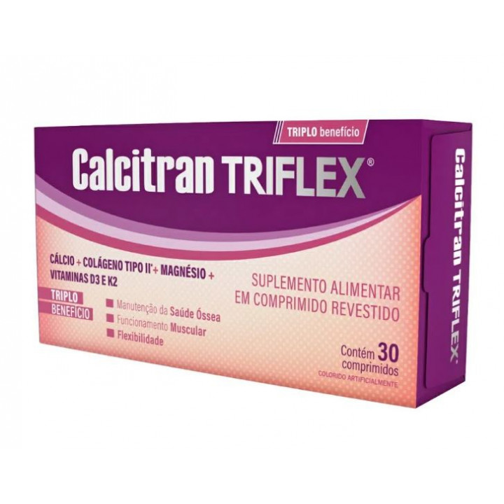 Polivitaminico Calcitran Triflex 30 comprimidos