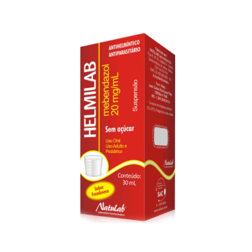 Helmilab 20mg Suspensao Oral 30ml