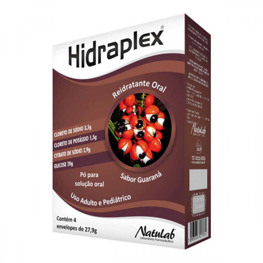 Hidraplex Sabor Guaraná em Pó com 4 envelopes de 27, 9g